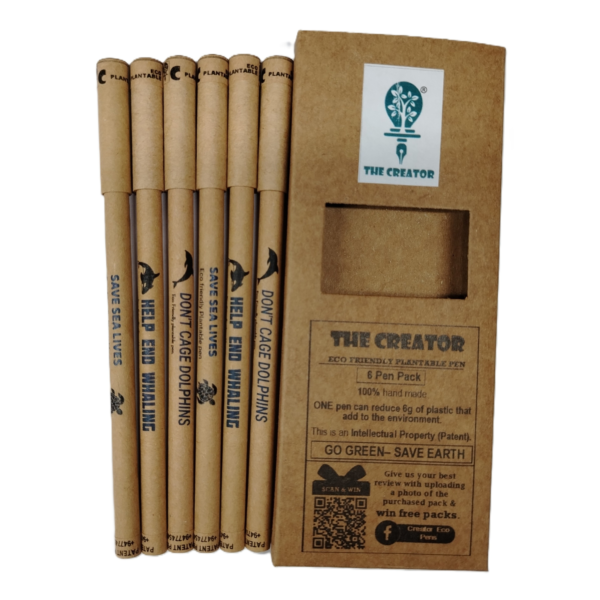Sea Lives Theme-  Creator Eco Friendly Plantable Pens