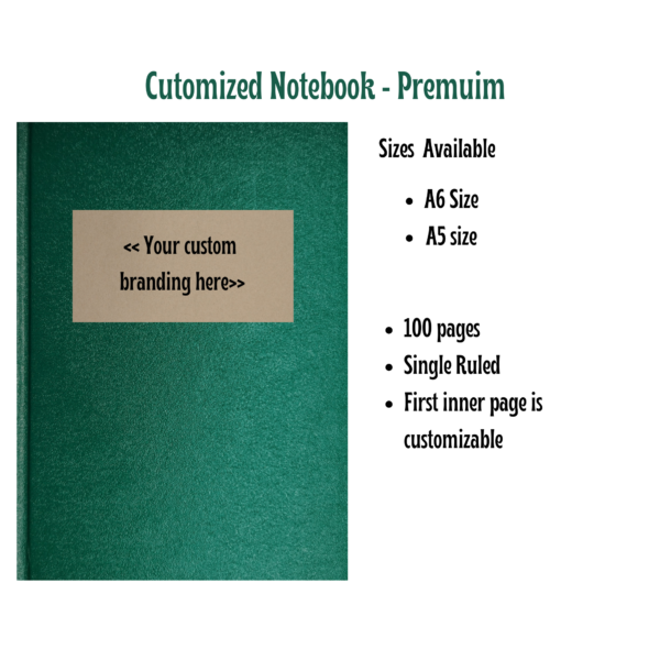 Premium – Customized Plantable Notebook