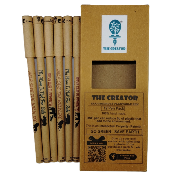 Save Wildlife Theme-  Creator Eco Friendly Plantable Pens