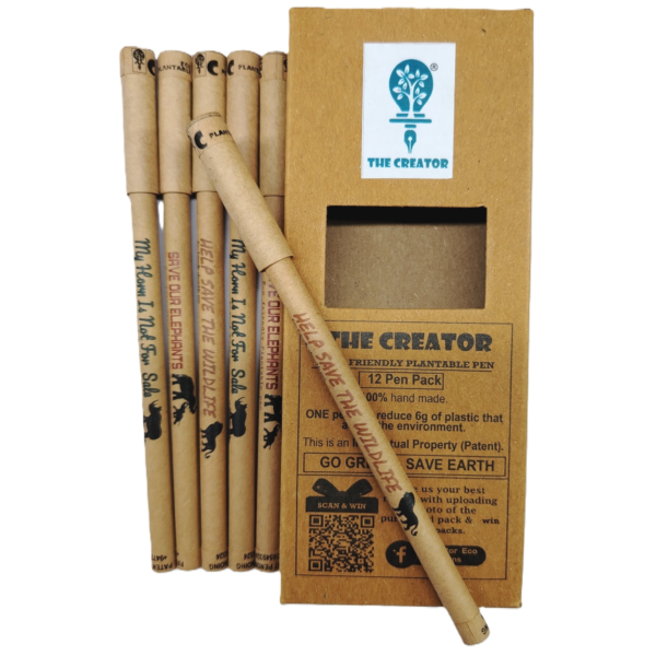 Save Wildlife Theme-  Creator Eco Friendly Plantable Pens