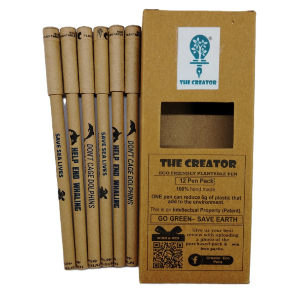 Sea Lives Theme-  Creator Eco Friendly Plantable Pens